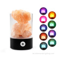 Pink Crystal Stone Natural Rock USB Nachtlicht